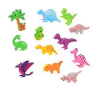 BESTonZON 12pcs Mini Dinosaur Figures: Small Dinosaur Figurines Sculpture - Resin Miniatures For Micro Landscape Party Supplies Museum Educational Displays