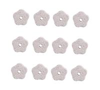 BESTonZON 12Pcs Pet Mineral Chew Stones with Hole for Hamster Rabbit Teeth Grinding Durable Volcanic Rock Chew for Small Animals Promotes Dental Health and Nutrition