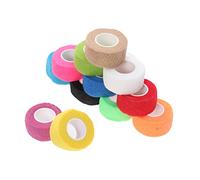 BESTonZON 12pcs Self Elastic Wrap Non-Woven Skin Color 2.5cm x 1m Protective for Daily Travel Suitable for Minor Wounds and Sprains