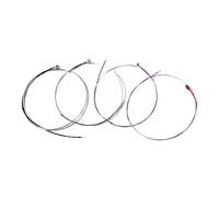 BESTonZON 12pcs Violin Strings Set Musical Instrument Parts for Enhanced Tone and Brightness String Accessories for Violinists Silver