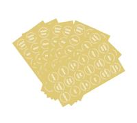 BESTonZON 144pcs Waterproof Spice Label Stickers for Jars Kitchen Ingredients Decals Set of 8 Sheets Food Container Markers for Pantry Organization