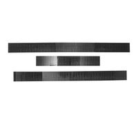 BESTonZON 1464pcs Black Self-Adhesive Acrylic Mosaic Mirror Wall Stickers 4x120cm Square Tiles 5x5mm for DIY Home Decor and Craft Mirror Pieces