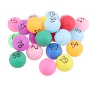 BESTonZON 150Pcs Numbered Lottery Balls Set 1-150 Assorted Colors PP Material for Raffle Draws, Bingo Games, and Party Decorations in Uk