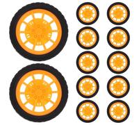 BESTonZON 15pcs Boys and Girls Toy Car Wheels Diy Assemble Rc Car Toys Replacement