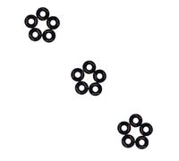 BESTonZON 15pcs Guitar Toggle Plate Washer Ring Rhythm Treble Washer for Electric Guitar Accessories Plate Ring