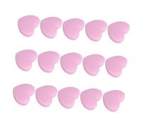 BESTonZON 15pcs Heart-shaped Tennis Racket Dampener Silicone Shock Absorber for Racquet Vibration Reduction Tennis Dampener Compatible with Rackets and Paddles Wrist and Elbow Protection