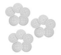BESTonZON 15pcs Kumihimo Braiding Disk Round Cord Weaving Plate for DIY Thread Bracelet Making Kumihimo Supplies for Fine Wire Beaded Knitting and Macrame Craft Projects