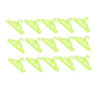 BESTonZON 15pcs Mini Dress Hangers for Dolls Plastic Coat Hangers for Generation Dolls Dress Holding Rack