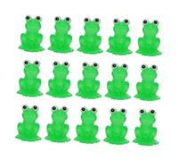 BESTonZON 15pcs Mini Frog Figurines Resin Animal Models for Home Decor Micro Landscape DIY Craft Accessories Realistic Detailed Miniature Frogs for Garden and Office Decoration