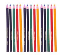 BESTonZON 15pcs Pull String Wax Crayons Set Peel-Off Paper Wrap, Multi-Color (Yellow, Red, Green, Blue, Purple) for ’ Sketching, Drawing, and Art Classroom Supplies