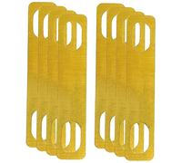 BESTonZON 16 Pcs Guitar Neck Gasket Neck Shim for Guitar Bass Neck Gasket Guitar Nut Files Guitar Neck Spacer Guitar Neck Muffler Bass Guitars Bass Guitar Parts Bass Neck Shim Golden Brass