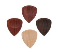 BESTonZON 16 Pcs Guitar Wooden Picks Ukulele Plectrum Acoustic Guitars Picks Felt Ukulele s s Acoustic Thumb s Jazz Accessories Bass