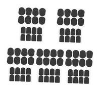 BESTonZON 160 Pcs Saxophone Tooth Pad Saxophone Teeth Pad Sax Mouthpiece Cushion Adhesive Sax Mouthpiece Alto Saxophone Mouthpiece Saxophone Cover Saxophone Mouthpiece Pads Black
