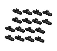 BESTonZON 16pcs Drip Irrigation Fittings Kit with Barbed Tee Connectors for Precision Watering Locking Coupling Parts for Tubing Efficient Water Saving System for Garden and Agricultural Use