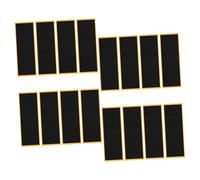BESTonZON 16pcs Fingerboard Foam Grip Tape Non-slip Black High Friction Self-adhesive Pads for Mini Decks Finger Skateboard Tricks Rebound Soft Grip Decals