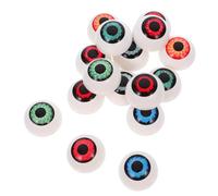 BESTonZON 16pcs Realistic Halloween Eyeballs Scary Simulation Props for DIY Crafts Mixed Colors for Haunted House and Halloween Gathering