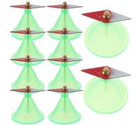 BESTonZON 16Pcs Wing-Shaped Magnetic Needle Set for Physics Teaching Aids Magnetic Field Direction Experimental Apparatus with Stand for Science Education