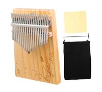 BESTonZON 17 Key Finger Piano Wooden Beginner Boys and Girls Small Easy to Carry Hand Safe Design
