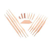 BESTonZON 17pcs 41 Spruce Brace Wood Kit for Guitar Acoustic Guitar Accessories Luthier DIY Material Electric Guitar Parts Accessories for Electric Guitar Accessories Guitar Kit Bamboo Beige