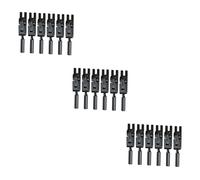 BESTonZON 18 Pcs Bridge Saddle Electric Guitar Bridges Electric Guitar Parts Guitar Replacement Parts Bindle Acoustic Guitar Saddle Guitar Saddle Bridge Guitars Metal Guitar Bridge Black