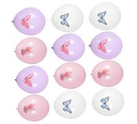 BESTonZON 18pcs Butterfly Pattern Latex Balloons for Birthdays Festivals Celebrations Vibrant Balloon Ornaments for Party Decorations Happy Atmosphere