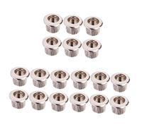 BESTonZON 18pcs Locking Tuners Guitar Tuner Machine Heads Conversion Bushings Adapter Ferrules for Electric Guitars