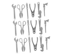 BESTonZON 18pcs Scale Home Repair Accessories Portable Simulation Maintenance Kit for Miniature Scenes and Party Decoration