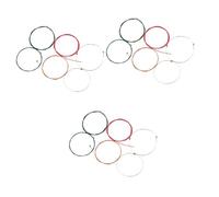 BESTonZON 18pcs Steel Guitar Strings for Acoustic Folk Guitars Replacement Accessories for Guitarists Multi-color Strings