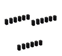BESTonZON 18pcs Tremolo Bridge Saddle Block for Electric Guitar String Insert Compatible Roller Bridge for Guitar Parts Accessories