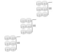 BESTonZON 18sets Aluminum Guitar Footswitch Topper Caps for Effect Pedal Protection Replacement Foot Nail Caps for Guitar Pedals for Live Performances