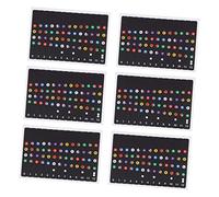 BESTonZON 18sheets Ukulele Accessories Scale Sticker Easy to Apply Remove Professional Learning Tool