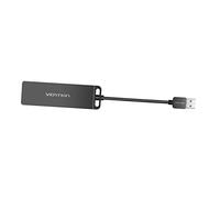 BESTonZON 1m Usb Hub Port Usb Data Splitter Cable Compact for Laptops Printers and External Drives Stable Transmission and Anti-interference Design