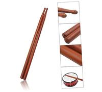 BESTonZON 1pair Drumsticks Tip Comfortable and Percussion Sticks for Youth Bands and Drummers Random Colors