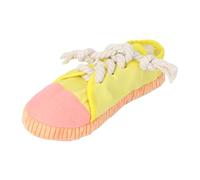 BESTonZON 1pc Creative Pet Slipper Toy for Dogs Interactive Squeaky Plaything for Teeth Grinding and Vocal Training Design to Keep Pets Engaged and Happy