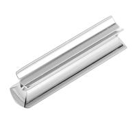 BESTonZON 1Pc Metal Guitar Slide Bar Solid Zinc Alloy Tone Bar for Electric Guitar Silver Finish Compact Design for Easy Storage for Guitarists and Music Lovers