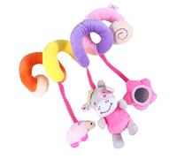 BESTonZON 1pc Multifunctional Spiral Stroller Ringing Bell Crib Cot for Exploration and Fun Soft Design Lightweight Easy to Attach to Crib Stroller