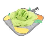 BESTonZON 1Pc Rabbit Snuffle Mat Washable Interactive Foraging Mat for Rabbits Polar Fleece Slow Feeding Pad to Stimulate Curiosity and Satisfy Foraging Instincts Fun