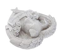 BESTonZON 1Pc Resin Angel Dog Statue Tribute for Outdoor Memorial Pet Bereavement Present Commemorative Garden Ornament for Remembering Beloved Pets