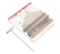 BESTonZON 1pcs Portable Kalimba Key Mini Thumb Piano for Beginners Easy to Learn Instrument Compact Cartoon Pattern Acrylic Material for Music Lovers