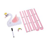 BESTonZON 1set Animal Pattern Boys and Girls Height Chart Wall Sticker Removable Growth Gauge Decal for Nursery Decor Fun Practical Measurement Tool for Height Tracking