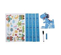 BESTonZON 1set Cartoon Dinosaur Growth Height Chart Wall Decals for Boy Girl Removable Wall Sticker for Home Decor Fun and Interactive Height Measurement for Boys and Girls