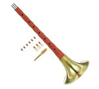BESTonZON 1set Chinese Rosewood Suona d Key Wind Instrument for Beginners and Professionals Lightweight Random Color for Melodious Playing and Ethnic Music Enthusiasts