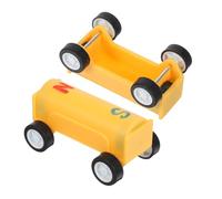 BESTonZON 1Set Educational Magnetic Car for Science Experiment Kit for Early Learning Construction Vehicle with Polar Magnets for Hands Physics Exploration Stem Activity