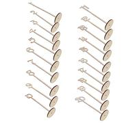 BESTonZON 1set Elegant Wooden Table Number for Weddings to Rustic for Reception Tables Quality Base for Party Decorations and Event Planning