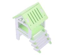 BESTonZON 1set Hamster Hideout Nest Ramp Cozy Guinea Pig House for Small Animals Adorable Design for Indoor Use Relaxing Retreat for Pets