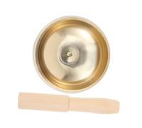 BESTonZON 1set Handmade Tibetan Singing Bowl with Mallet for Meditation and Yoga Sound Bowl for Relaxation and Mindfulness for Spiritual Practice