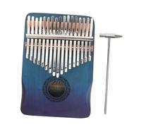 BESTonZON 1set Kalimba Thumb Piano Key Beginner Instrument Lightweight Portable Music Tool Gradient for Adults and Boys and Girls Learning Includes Tuning Hammer and