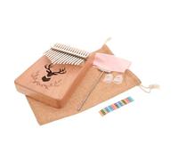 BESTonZON 1set Key Thumb Piano Kalimba for Beginners Comfortable Design for Music for Boys and Girls and Adults Crisp Tone Musical Instrument
