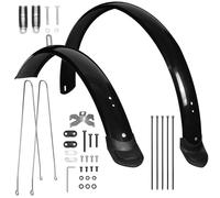 BESTonZON 1Set Mountain Bike Mudguards Extended Full Coverage Tire Protector for Road and Touring Bikes Flexible and Resilient Design Easy Installation Keeps You Clean and Comfortable