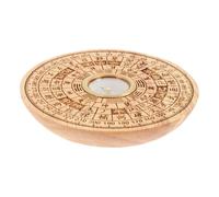 BESTonZON 1set Multi Use Feng Shui Compass with Flipping Cover Lightweight Camping Survival Tool Chic Chinese Style Desktop Decor for Feng Shui Observation and Home Ornamentation